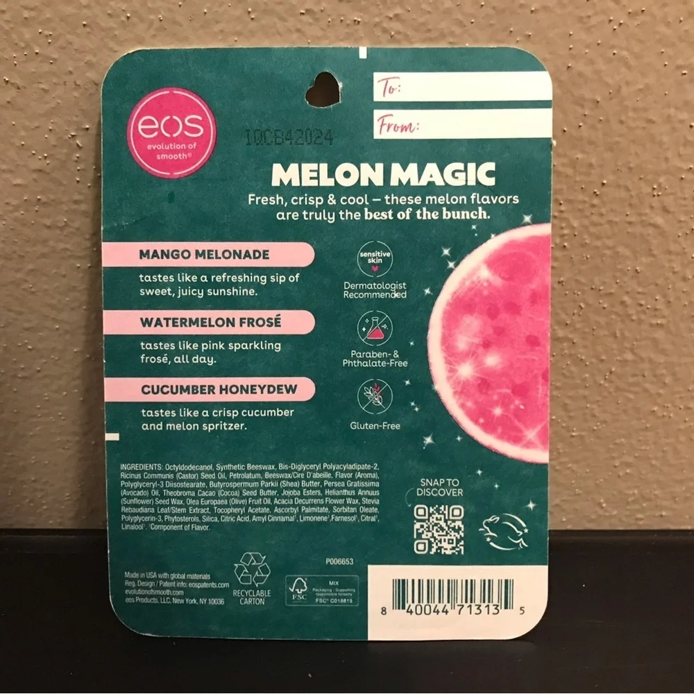 EOS Melon Magic Super Balm Trio
